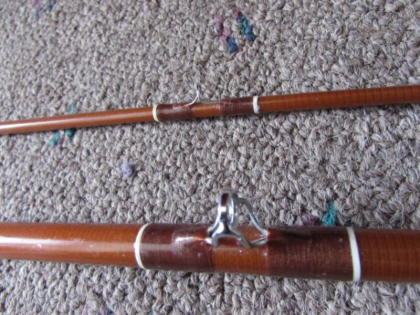 VERY NICE VINTAGE FENWICK FERALITE FLY ROD WITH SOFT & ALUMINUM CASES