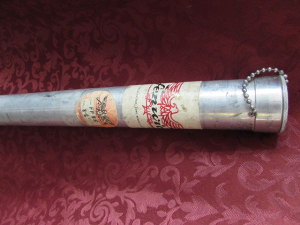 VERY NICE VINTAGE FENWICK FERALITE FLY ROD WITH SOFT & ALUMINUM CASES