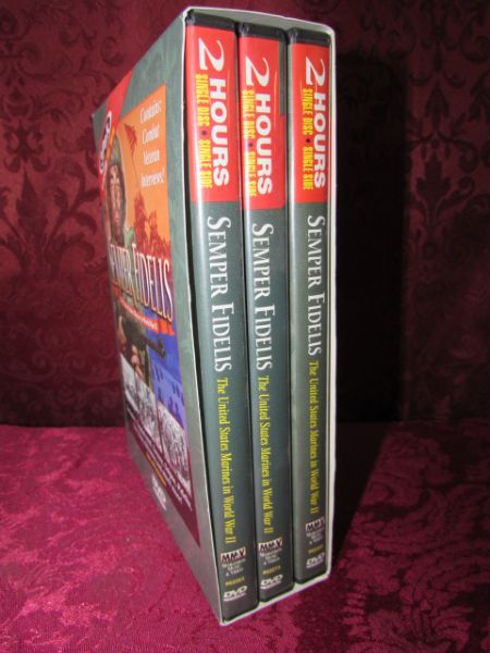 GERMAN TIGER TANK BOOKS & SEMPER FIDELIS THREE DVD SET