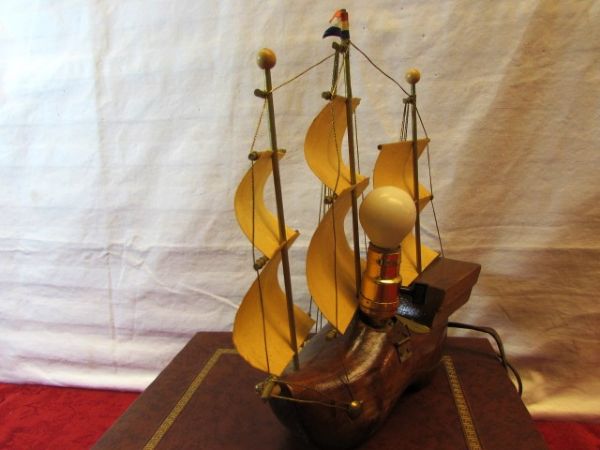 THE FLYING DUTCHMAN SAILING SHIP LIGHT