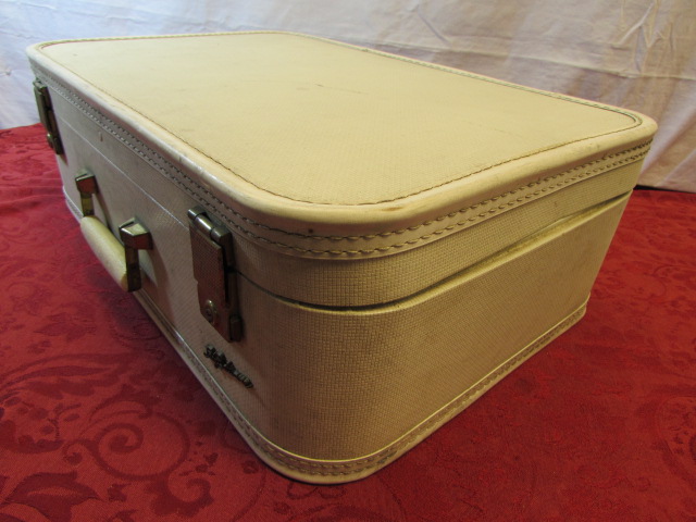 Grey Vintage Suitcase – Lady Baltimore – It's Bazaar on 21st Street