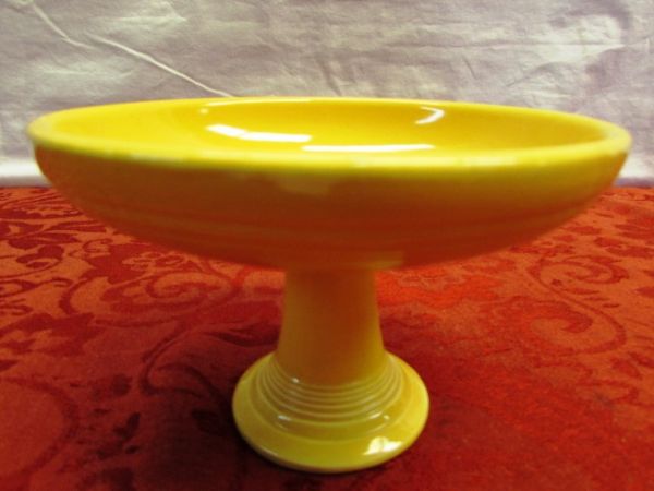 VINTAGE FIESTA SWEETS COMPOTE PEDESTAL CANDY DISH