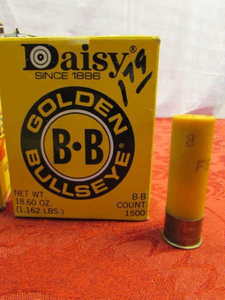 SHOTGUN SHELLS, .300 SHELLS, BBs & .38 SPECIAL CASINGS