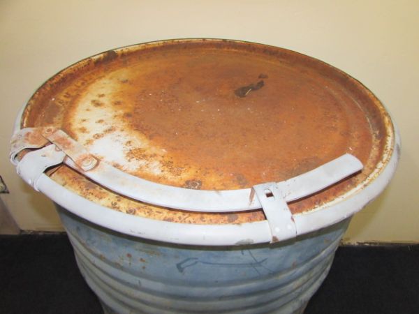 55 GALLON DRUM WITH  A FUEL PUMP