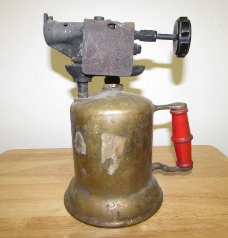 ANTIQUE TURNER BRASS BLOWTORCH 