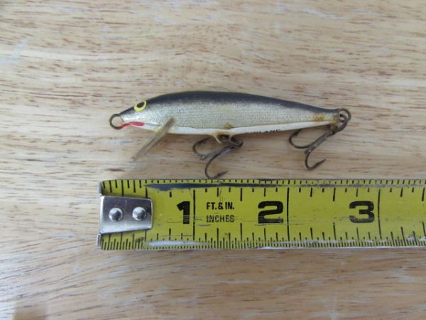 3 & 3.5 RAPALA FLOATING LURES SOME VINTAGE