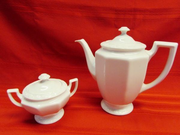 BEAUTIFUL ROSENTHAL MARIA TEA POT & SUGAR BOWL