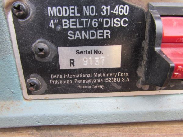 VERY NICE DELTA 4 BELT SANDER