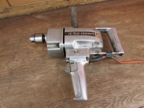 SHOPMATE 1/2 DRILL WITH MILWAUKEE DRILL STAND