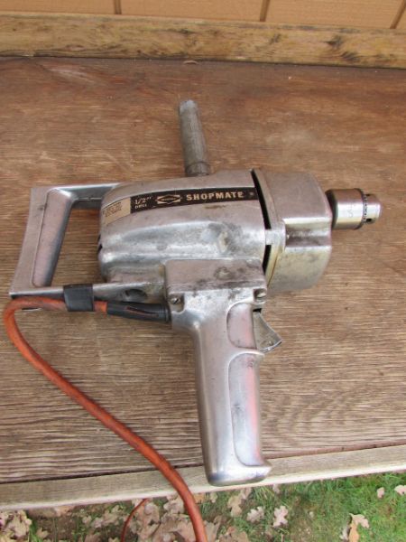 SHOPMATE 1/2 DRILL WITH MILWAUKEE DRILL STAND