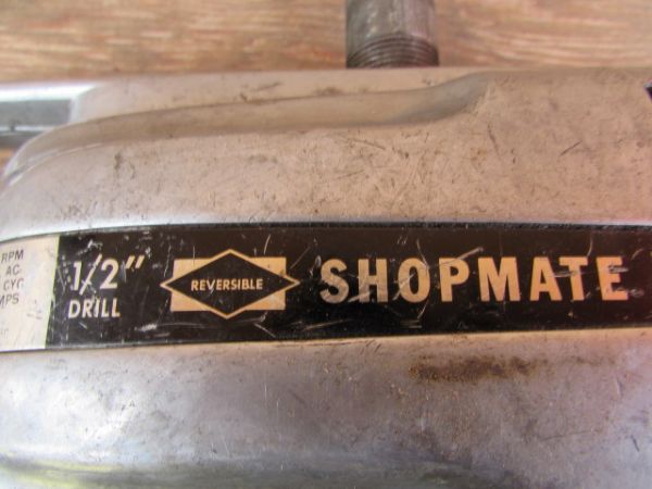 SHOPMATE 1/2 DRILL WITH MILWAUKEE DRILL STAND