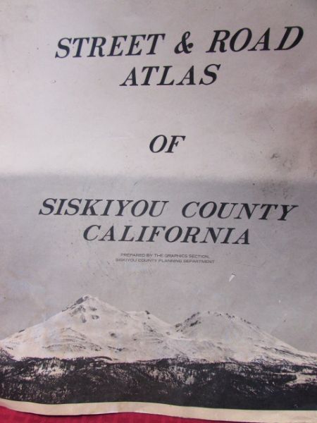 VINTAGE EPHERMA - 1919 STOCK GROWERS JOURNAL & SISKIYOU ROAD ATLAS