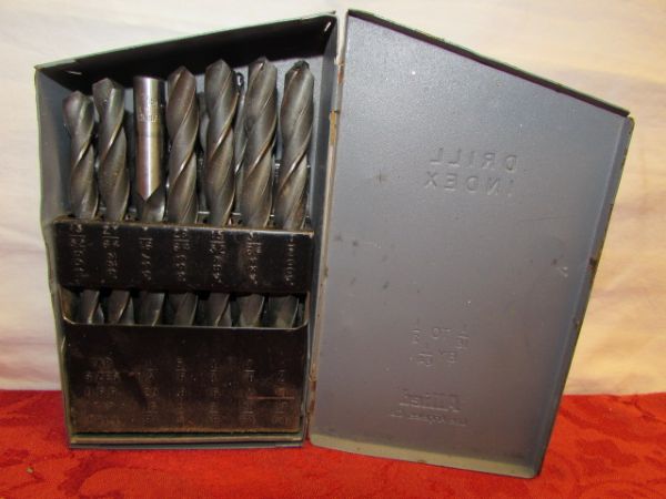 ALLIEDMETAL  DRILL INDEX  CASE WITH 25 BITS 