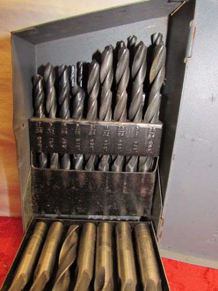 ALLIEDMETAL  DRILL INDEX  CASE WITH 25 BITS 