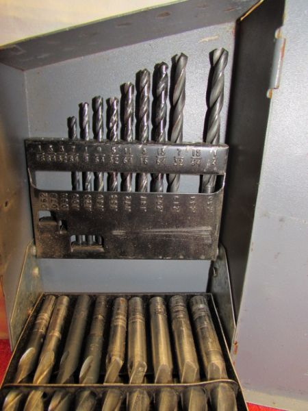 ALLIEDMETAL  DRILL INDEX  CASE WITH 25 BITS 