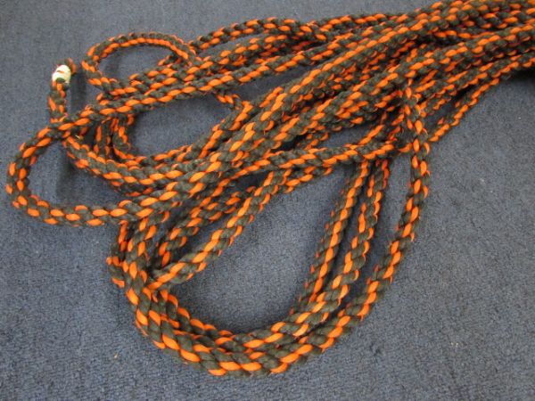 OVER 50 FEET OF 3/4 THICK BRAIDED NYLON ROPE