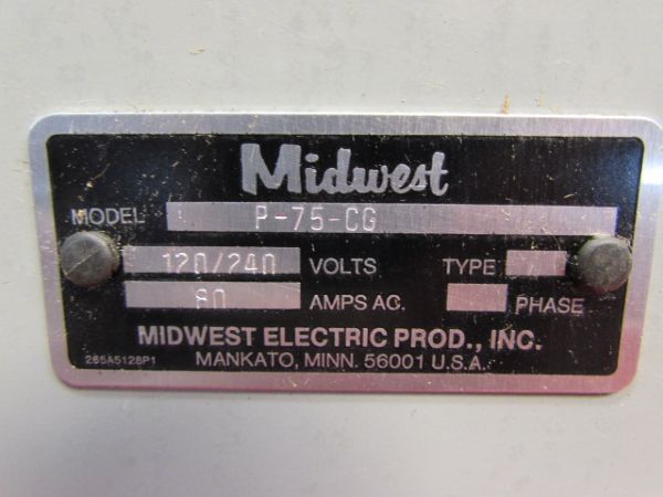 MIDWEST ELECTRIC PRODUCTS LOAD CENTER RV HOOK UP