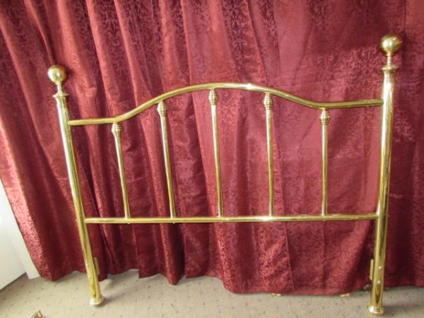 QUEEN SIZE BRASS BED FRAME