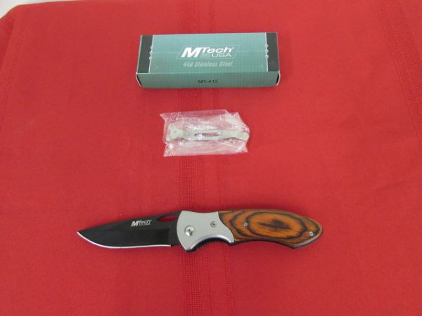 NEW MTECH 440 STEEL POCKET KNIFE