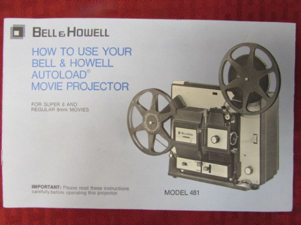 BELL & HOWELL 8mm & SUPER-8 PROJECTOR