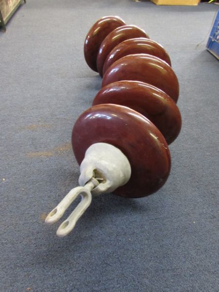 LARGE CERAMIC POWER LINE INSULATORS