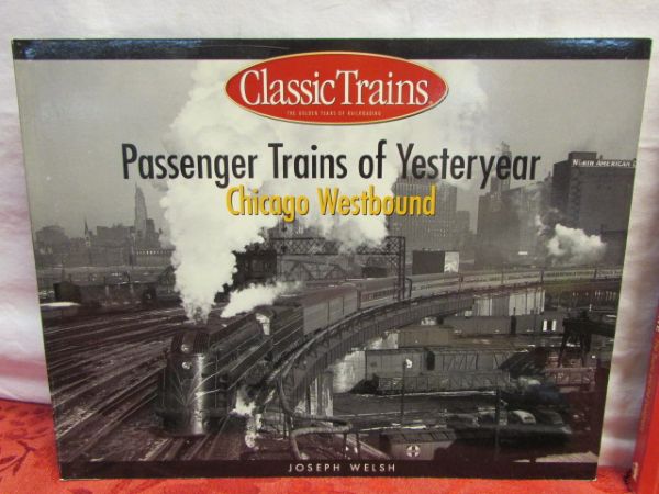 SIX GREAT BOOKS ON TRAINS - LOTS OF WONDERFUL PHOTOS!