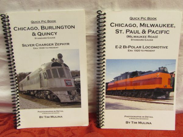 SIX GREAT BOOKS ON TRAINS - LOTS OF WONDERFUL PHOTOS!