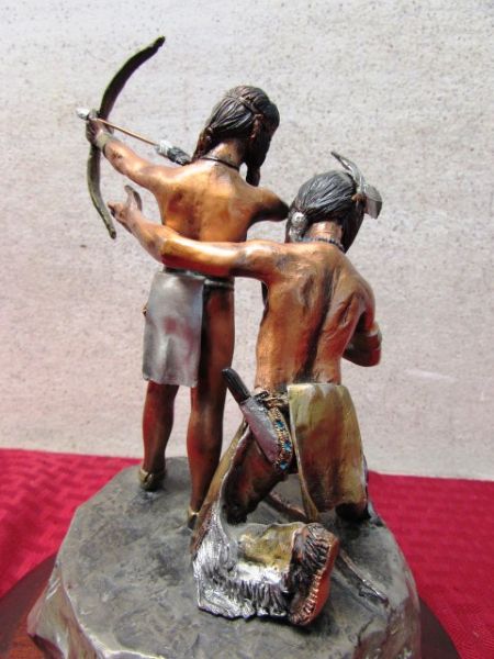 BRONZE SCULPTURE BY C.A. PARDEL LIMITED EDITION.L 424/500