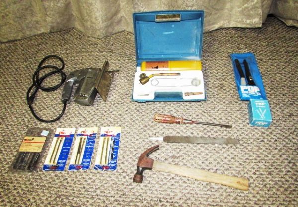 SABRE SAW, POP RIVET GUN, PROPANE TORCH & MORE 