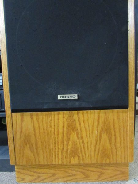 PAIR OF BIG ONKYO SPEAKERS FOR YOUR STEREO