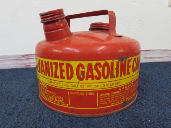 COLLECTIBLE 1 GALLON GAS CAN