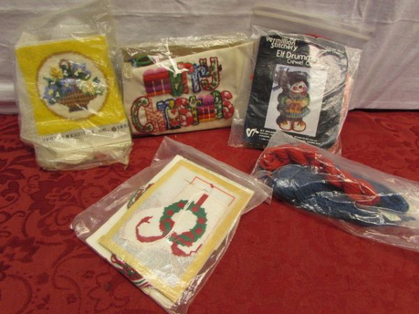 GET CRAFTING - SCROLL FRAME, KITS & BOOKS, HOOPS, BEADS & MORE