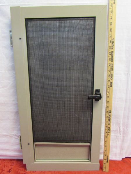 SAMPLE SCREEN DOOR FOR YOUR PLAY HOUSE,  ? GREEN HOUSE VENTILATION OR ? ? ?