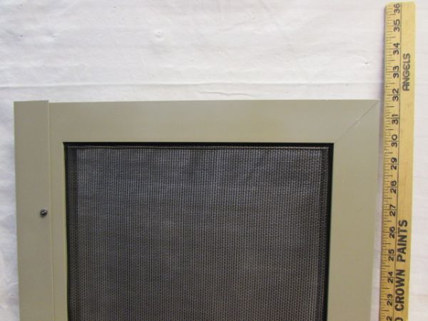 SAMPLE SCREEN DOOR FOR YOUR PLAY HOUSE,  ? GREEN HOUSE VENTILATION OR ? ? ?