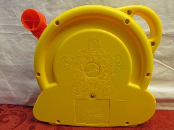 VINTAGE & NEWER KID'S TOYS - FISHER PRICE RADIO & HAPPY HOUSE BOAT, GEOBRA CASH REGISTER, LITTLE SMART FLYER & MORE