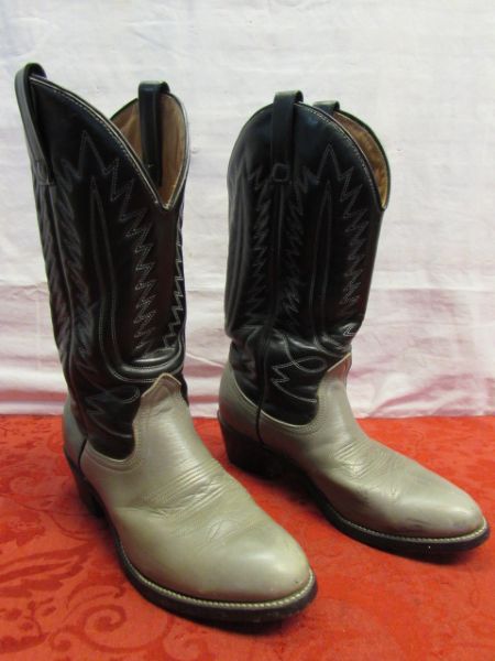 Vintage mason cowboy clearance boots