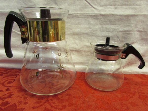 COFFEE COLLECTIBLES-SAMBO'S THERMOS & MUGS, BRIM, CORNING & BRAND WARE CARAFES & MORE 