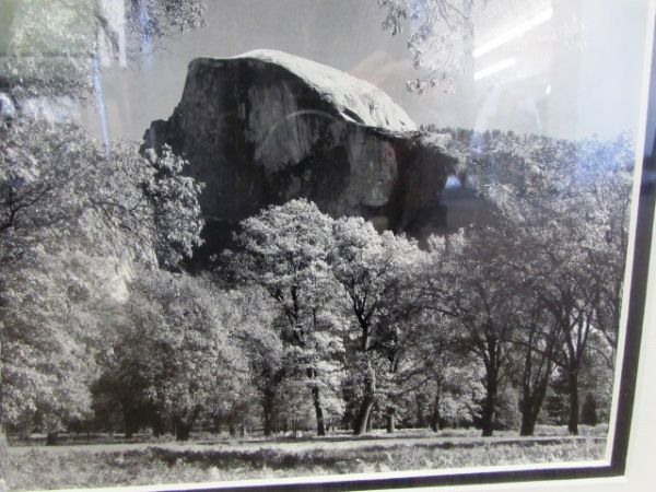 BEAUTIFULLY MATTED & FRAMED PHOTO OF HALF DOME