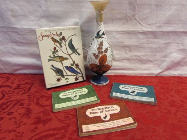 SWEET SONG BIRDS - THREE 1931 BIRDS OF AMERICA GUIDE BOOKS & STATIONARY