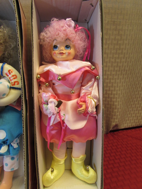 brinn's collectible clown dolls 1986