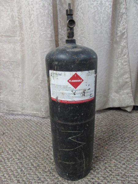 SMALL  ACETYLENE TANK