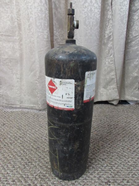 SMALL  ACETYLENE TANK