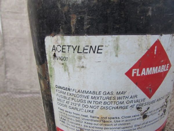 SMALL  ACETYLENE TANK