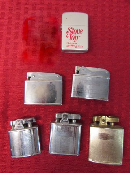 SIX VINTAGE LIGHTERS