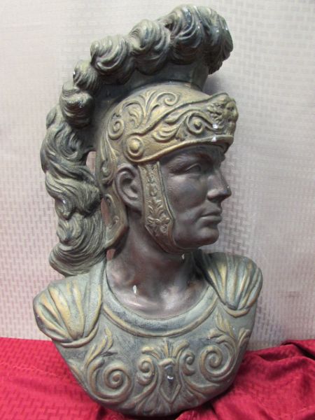 LARGE ROMAN SOLDIER BUST