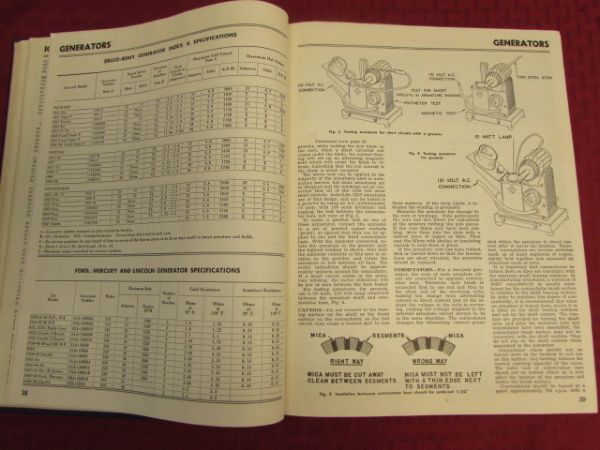 VINTAGE MOTOR'S AUTO REPAIR MANUAL