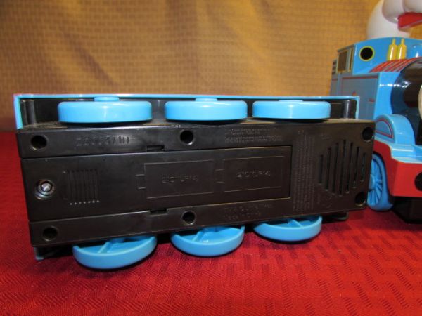 LIGHT UP THE NIGHT WITH THIS ADORABLE PAIR OF LITTLE TIKES THOMAS THE TRAIN FLASHLIGHTS - THEY MAKE NOISE TOO!