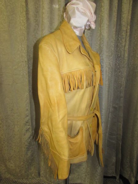 BUTTERY SOFT LADIES BUCKSKIN WESTERN JACKET 