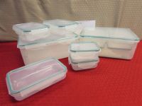 NIB 14 PIECE SET OF LOCK & SEAL STORAGE CONTAINERS 