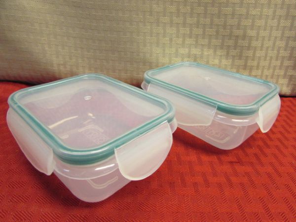 NIB 14 PIECE SET OF LOCK & SEAL STORAGE CONTAINERS 